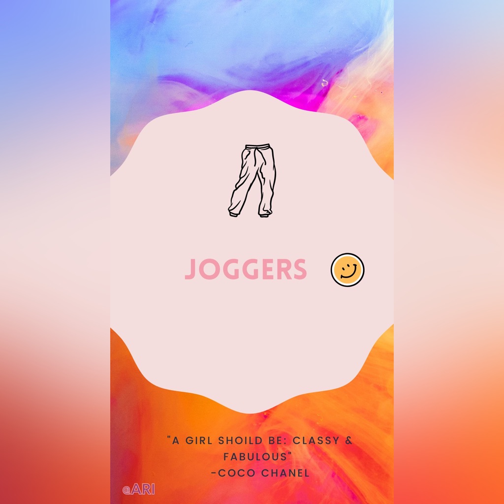 Joggers.